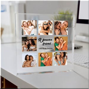 Acrylic Memory Block – Timeless Photo Keepsake | Custom Gift for Friends, Couples, and Graduates | Modern Home Decor.