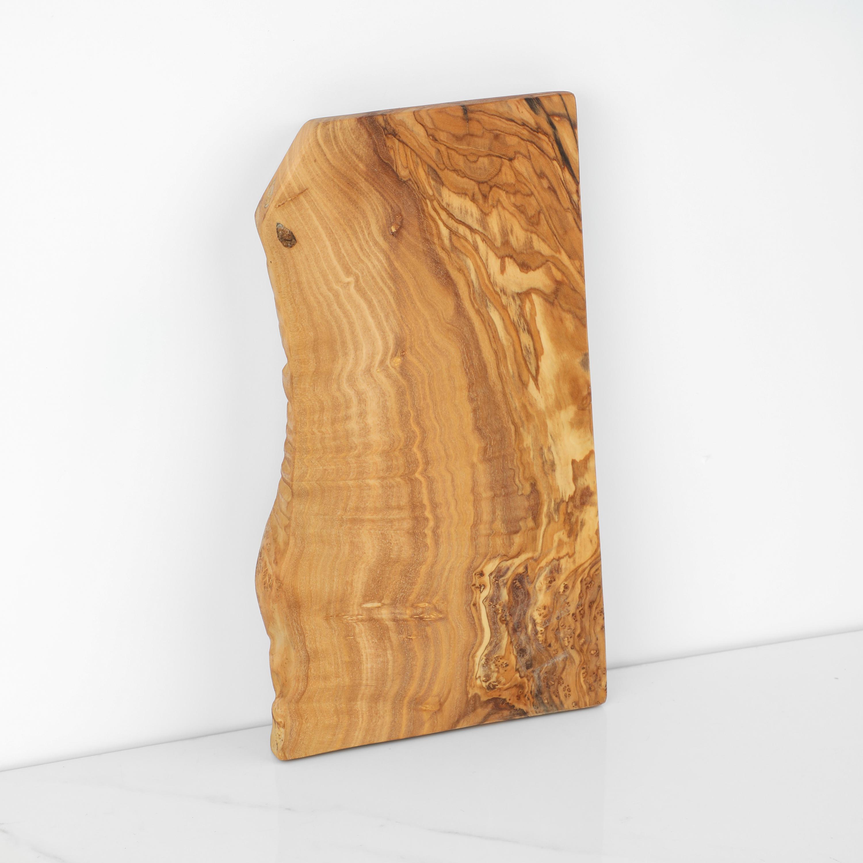 Planche à Découper En Bois D’olivier – Rectangulaire Avec Rigole – Marque DasOlivenholzbrett