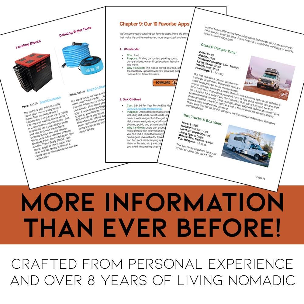 Getting Started as A Nomad (A Beginners How-to Guide for Living on the ...