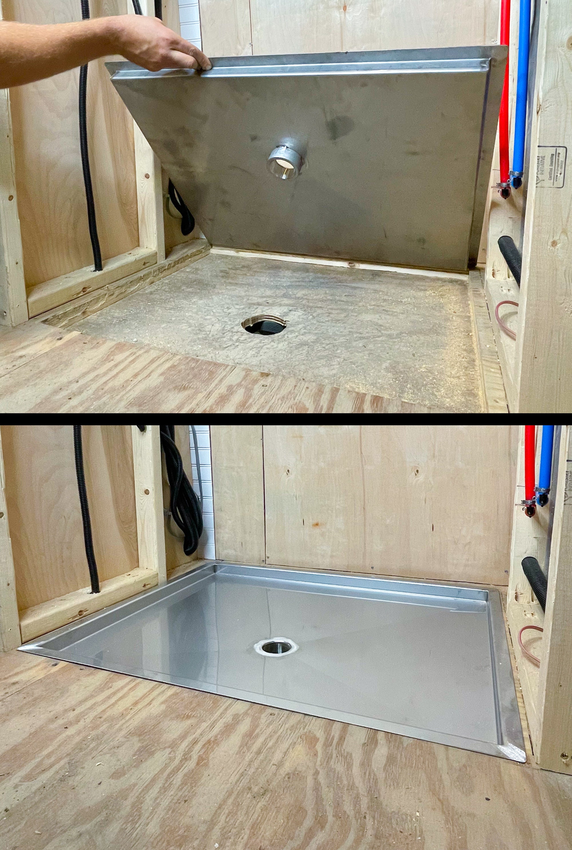 Custom Shower Pan for Vans, Buses, Rvs & Tiny Homes! **fully Custom ...