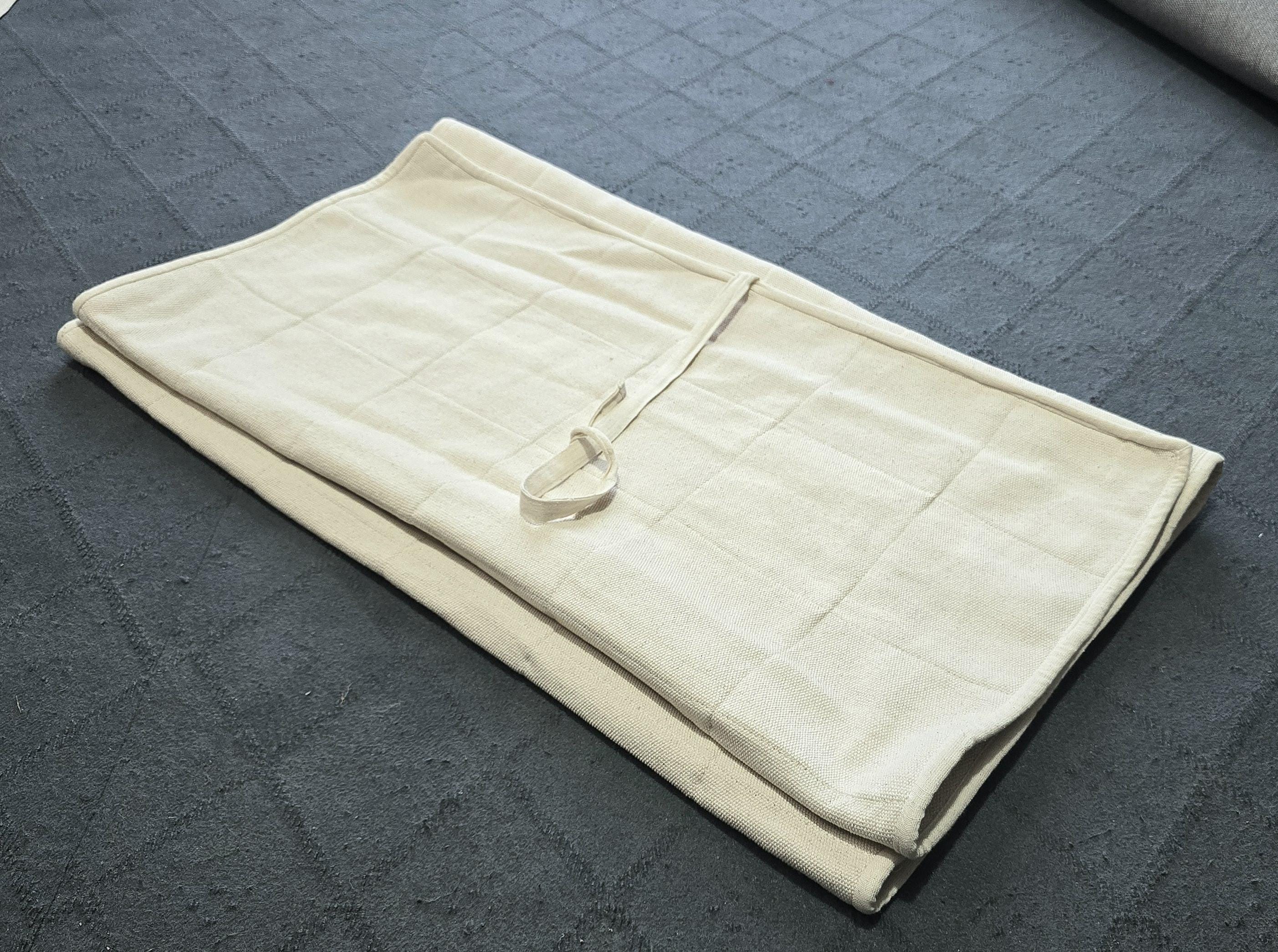 Sustainable, handloomed organic cotton yoga mat —eco-friendly, biodegradable, with a 3-layer vegan design for a mindful practice