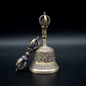 Vajra Bell -Tibetan Singing bowl From Nepal-Holistic Bowls-  Harmonize Resonate Sound