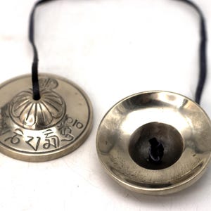 Full Moon Tibetan Tingsha Bells for Meditation and Healing, Harmonize Resonate Sound