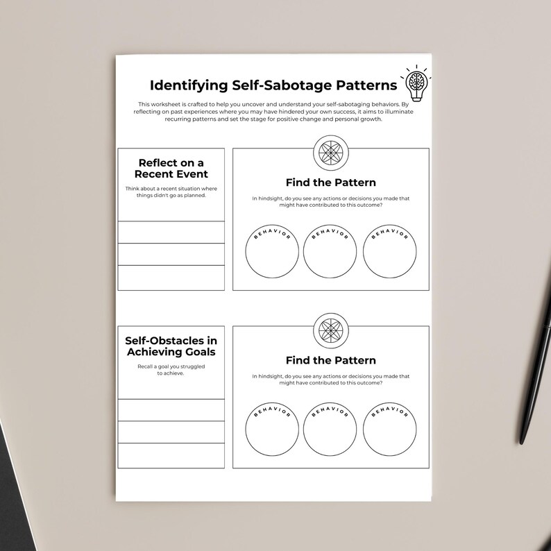 Anxiety Self-regulation Worksheet for Teens: Therapy Tool (PDF Download ...