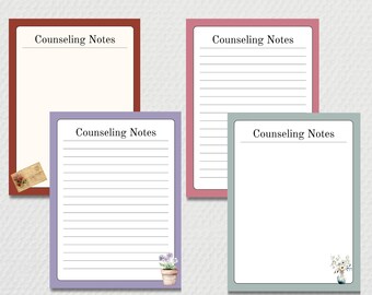Gesprächsnotizen zum Ausdrucken: Minimalistische Therapieformen (Digitaler Download)