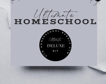Homeschool Planner|Homeschool Organization Tools|Lesson Plans, Chore Charts, Assignment Log |Digital Download| Printable Homeschool Tracking