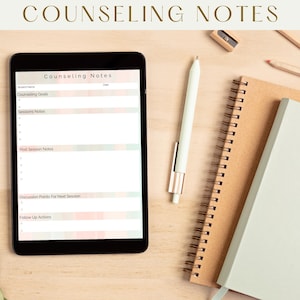 Druckbare Beratung Notizen|Therapy Sitzung Form für Therapeuten| PDF Download| Kundenberatungshinweise für Therapeuten | Druckbare Therapie Notizen
