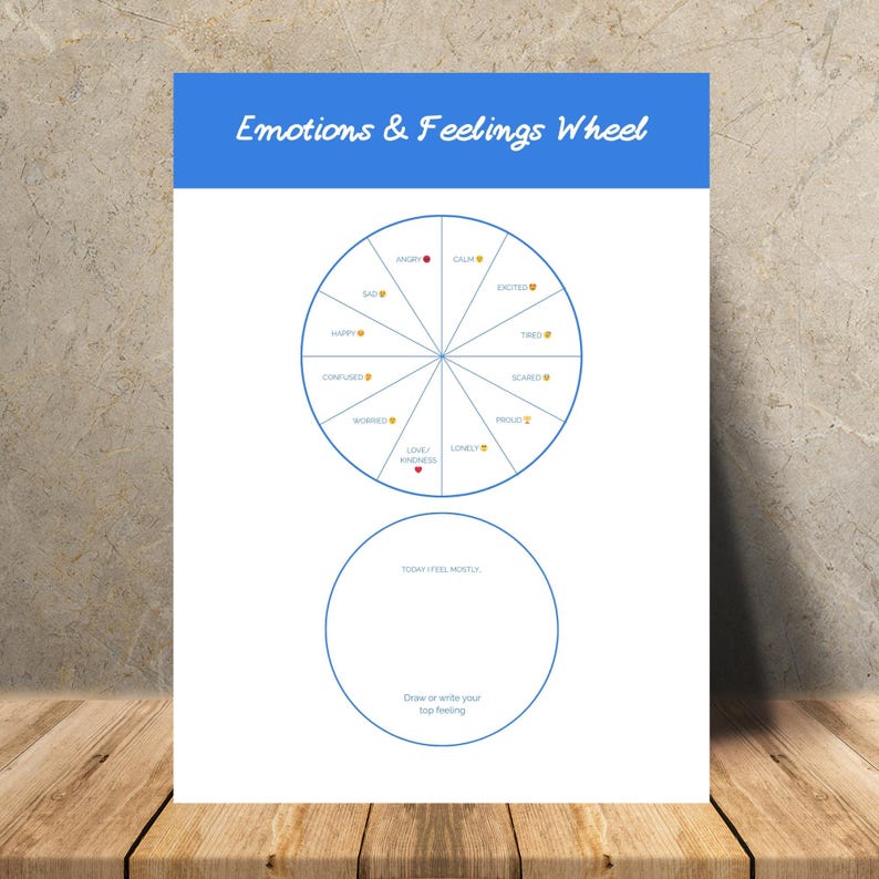 Emotions and Feelings Tracker | Social Emotional Learning Pdf|emotional ...