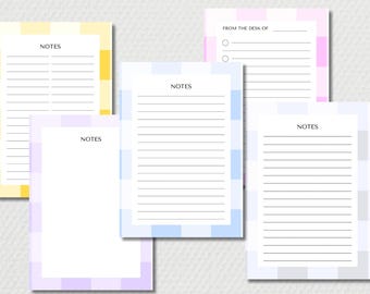 Briefpapier Set: Counselling Notizen, 'Vom Schreibtisch des' (Digitaler Download) Sozialarbeiter Notizblock