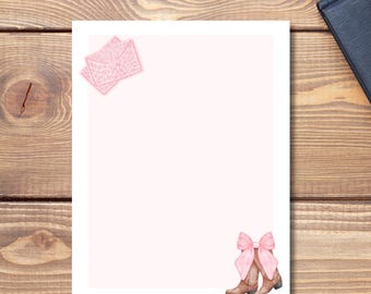 Gesprächsnotizen zum Ausdrucken | Koketten Design| Briefpapier für Kundennotizen (PDF/JPG Download)