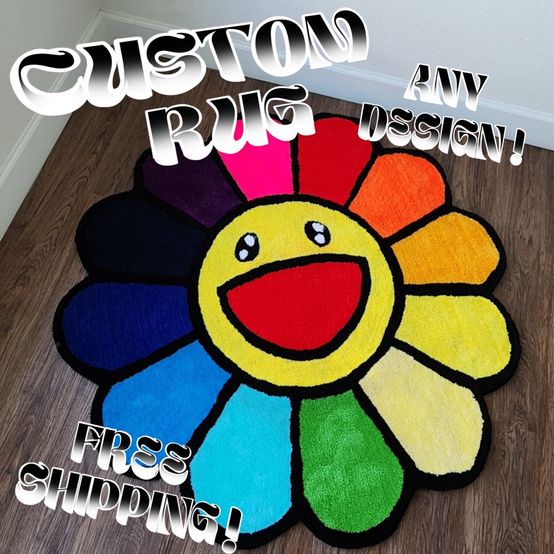 Custom Tufted Rug! Any Design! Free Shipping! Handmade | Decor | Anime ...
