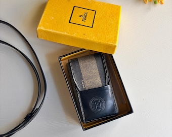 1980’s Fendi Pequin Card Holder /Mini Bag