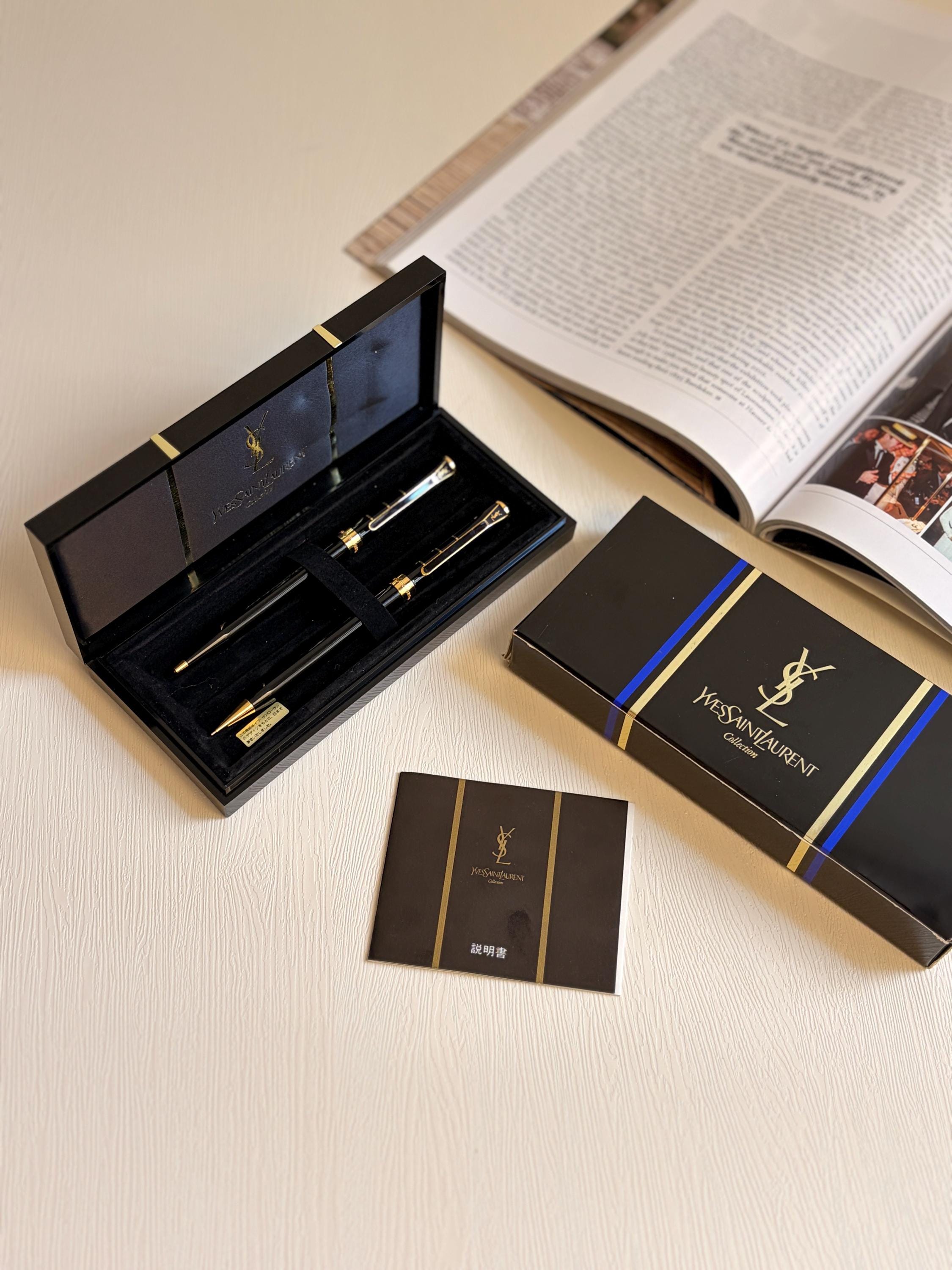 Vintage Yves Saint Laurent Classic Pen & Pencil Gift Set With