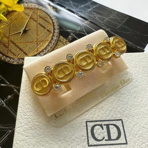 Christian Dior Hair Clips - Etsy