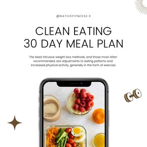 30 Day Meal Plan Etsy