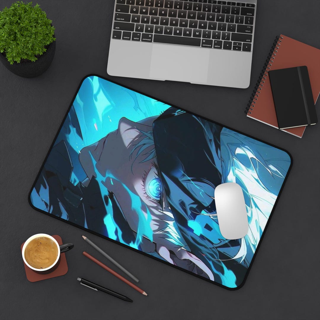 Gojo Mouse Computer Thing Gojo Anime Mousepad, Gaming Mousepad, Large Desk Mat, Anime Mouse Pad ...