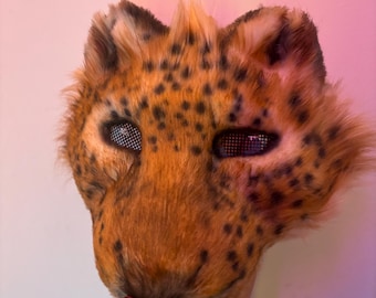 Leopard Therian Mask - Realistic AND Customizable!