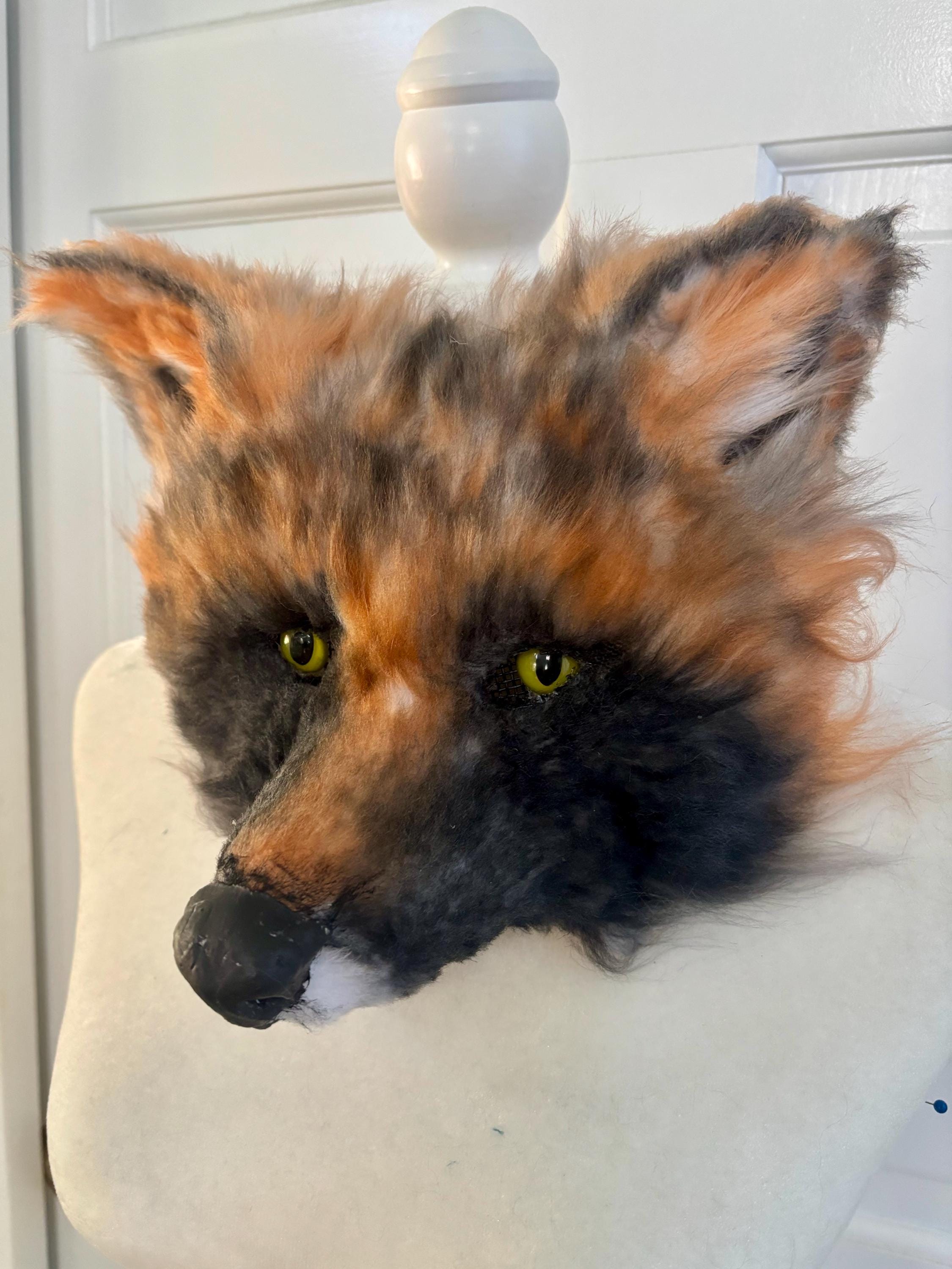 Realistic Customizable Cross-fox Therian Mask - Etsy