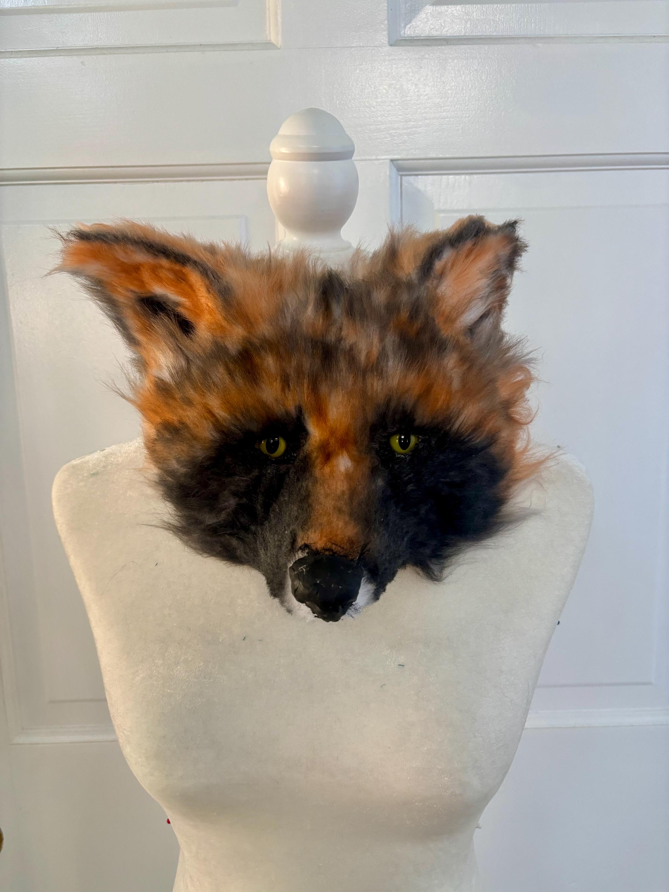 Waterproof Realistic Customizable Cross-fox Therian Mask - Etsy