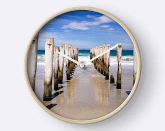 St Clair Beach Wall Clock