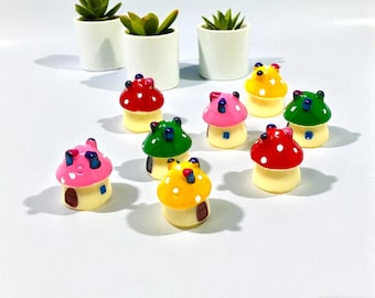 Mini Gnome Fairy Houses – Colorful Garden Terrarium Decor, Plant Potter Decorations, Cute Fairy Garden Decor