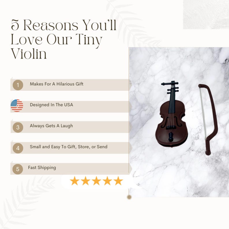 When the story gets dramatic, cue the tiny violin. This novelty gag gift is the ultimate visual punchline for eye-rolling moments, workplace banter, and friendly sarcasm. Small enough to keep on a desk, shelf, or pocket, it’s a guaranteed laugh for coworkers, bosses, siblings, and friends. Makes an unforgettable white elephant gift, birthday add-on, or stocking stuffer that’s funny, lightweight, and ready for daily use.