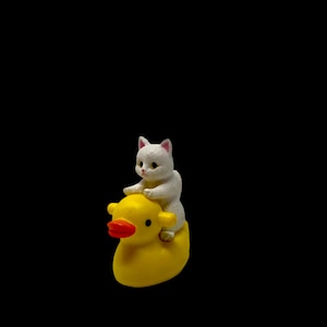 This cat riding duck figurine is the ultimate quirky gift for holidays, birthdays, and everyday surprises. Its tiny handmade design makes it perfect for stocking stuffers, funny gifts, and miniature collections. Cat lovers appreciate its cute character, while humor-seekers love its ridiculous charm. A guaranteed smile-maker wherever it’s displayed.
