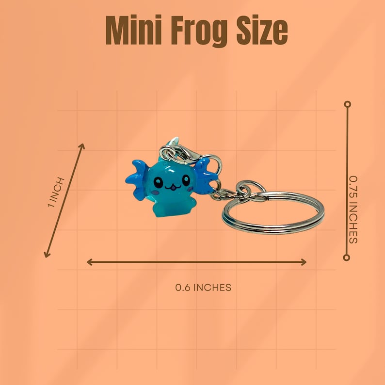 Add a splash of aquatic cuteness to your keys or purse with our Mini Axolotl Keychain. Lightweight, durable, and adorably detailed, this little friend makes a perfect token for anyone who loves marine creatures or collectible mini animals. Ideal for gifting or trading, it’s a surefire conversation starter that spreads smiles.