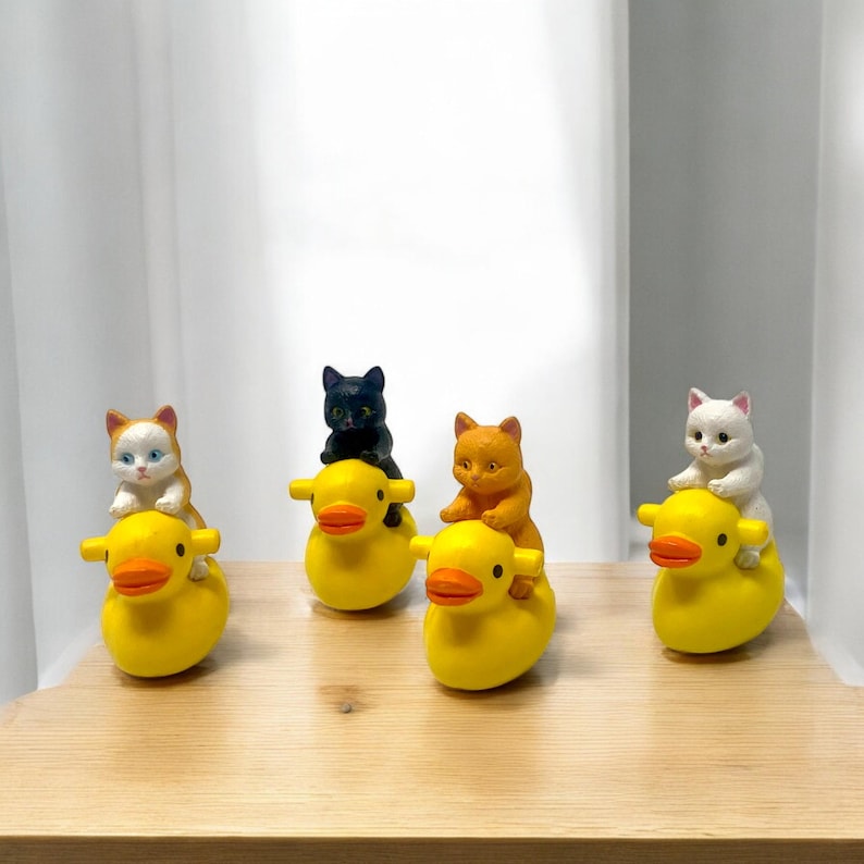 This tiny cat riding duck figurine is the perfect combination of cute, odd, and hilarious. It’s a standout stocking stuffer for the holidays and a go-to gift for cat lovers and quirky décor fans. Handmade details make it feel extra special, while its small size ensures it fits anywhere—adding daily smiles to any space.