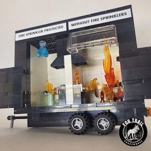 Fire Sprinkler Burn Trailer Educational Display