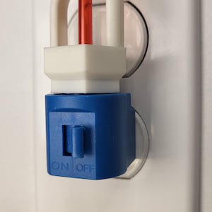 Fire Sprinkler Night Light - Wall Plug-In LED 3D Printed