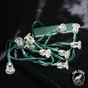 Fire Sprinkler Pendent String lights - 10 micro bulb (Multi Color LED) Christmas - Battery operated