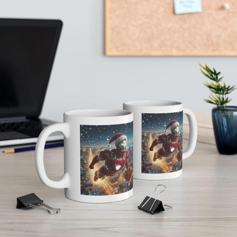Iron Man Coffee Mugs, Coffee Mug, Movie Coffee Mugs, holiday gift, coffee cup, ceramic mug, coffee gift, movie Gift Idea, Christmas gift image 7