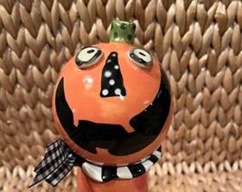 Dotted Pumpkin Decor