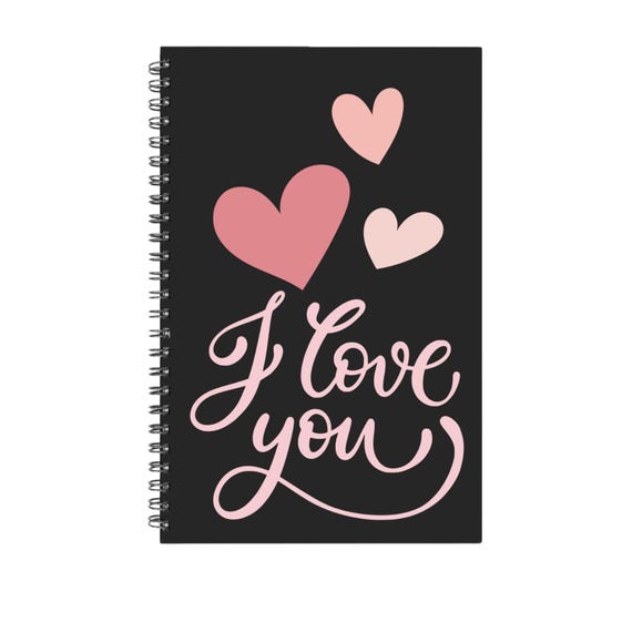 I LOVE YOU JOURNAL - Softcover Spiral 5.5 x 8.5 -06