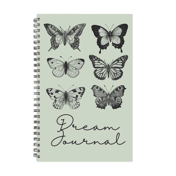 Butterfly Dream Journal - Softcover Spiral 5.5 x 8.5 -022