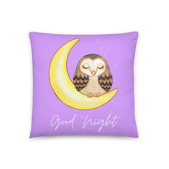 Good Night Owl Pillow