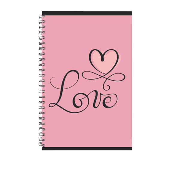 LOVE Notebook - Softcover Spiral 5.5 x 8.5 -02