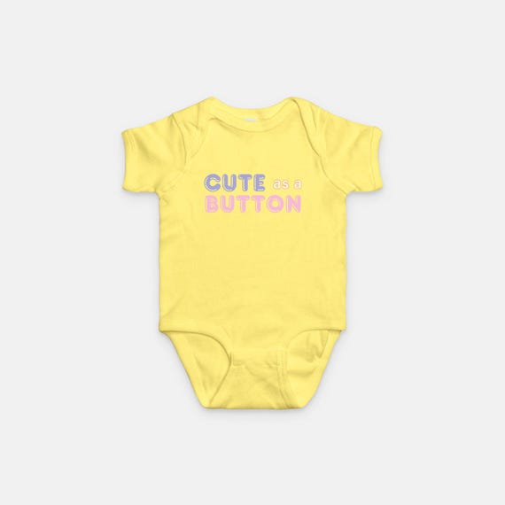 Baby One Piece - Cute as a Button