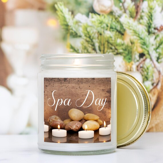 Spa Day Candle - Clear Jar 9oz -02