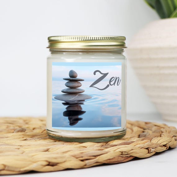 ZEN Candle - Clear Jar 9oz -01