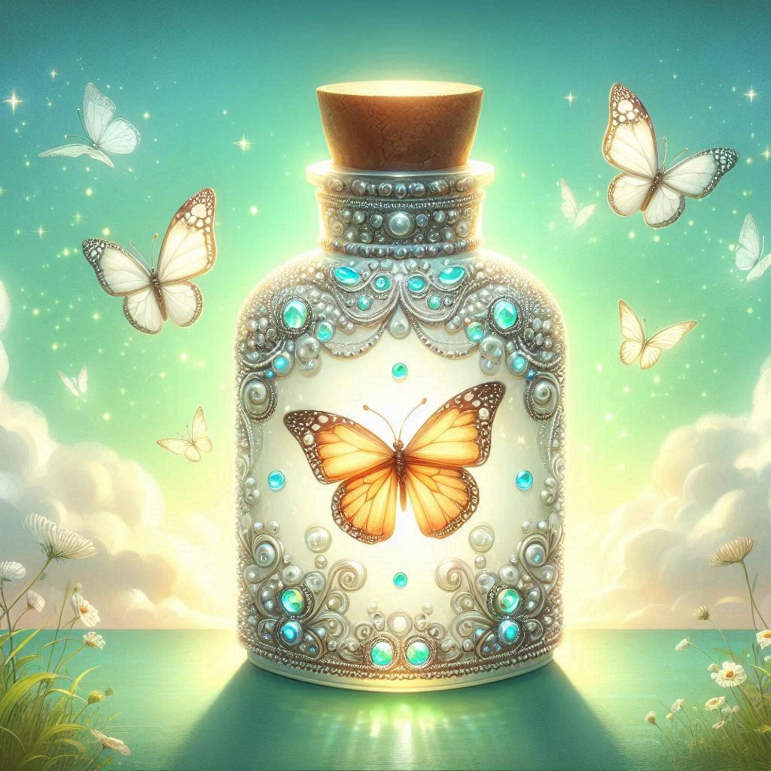 Pretty Potions 03 Clip Art 10 PNG Files 2000 X 2000 Pixels 2 - Etsy