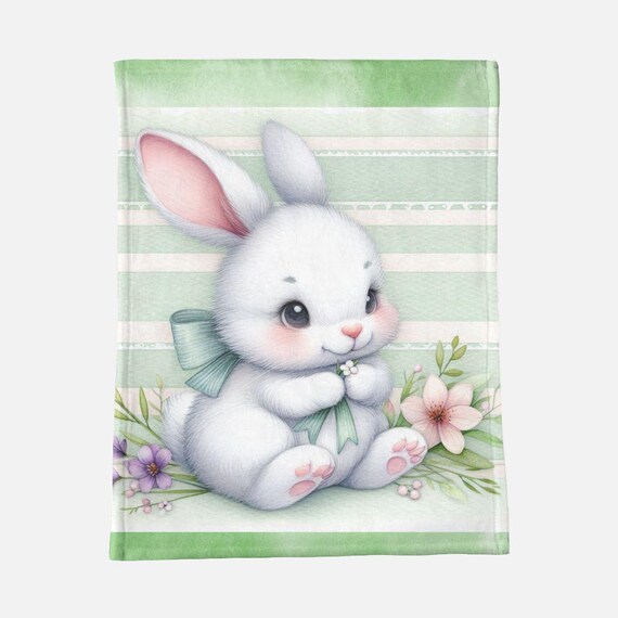 Bunny Baby Blanket - 30" x 40" -03