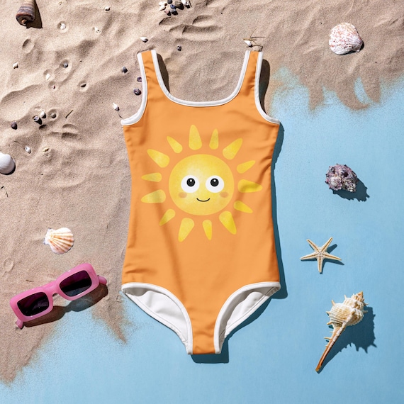 All-Over Print Kids Swimsuit - Sun 02