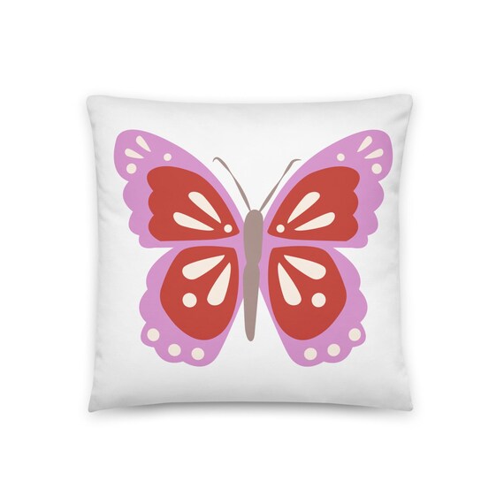 Pink Butterfly Pillow -022