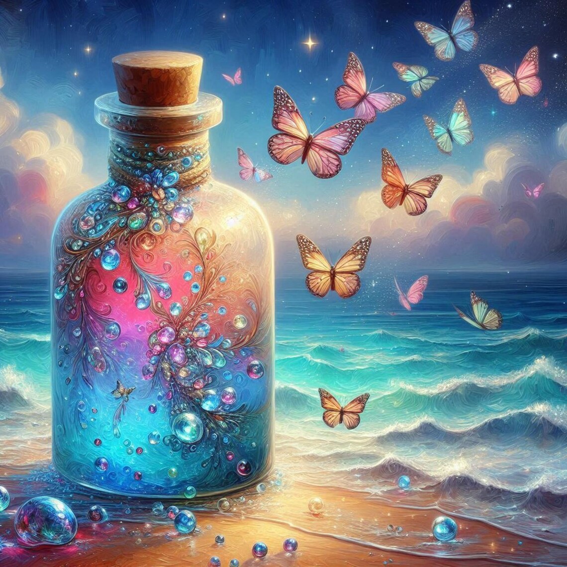 Pretty Potions 04 Clip Art 10 PNG Files 2000 X 2000 Pixels 3 - Etsy