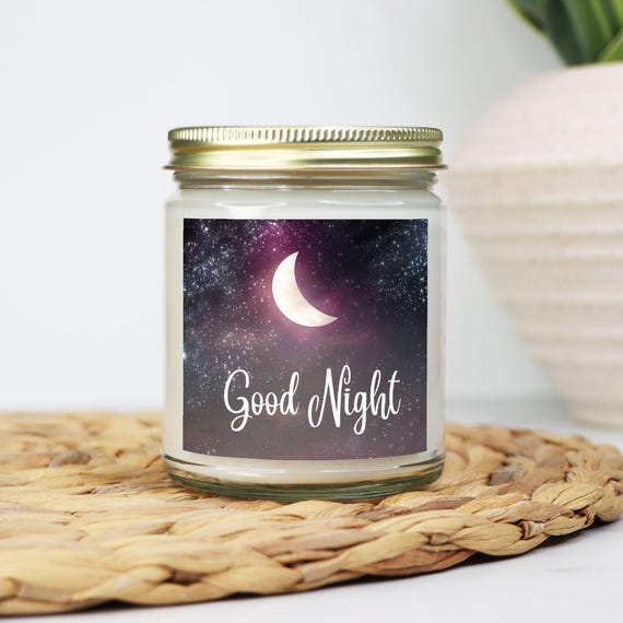 Good Night Candle - Clear Jar 9oz -01