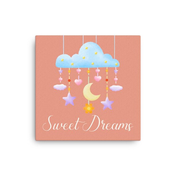 Sweet Dreams Cloud on Thin Canvas -06