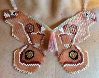 Emperor Gum Moth Necklace