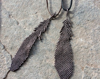 Crow Feather Necklace